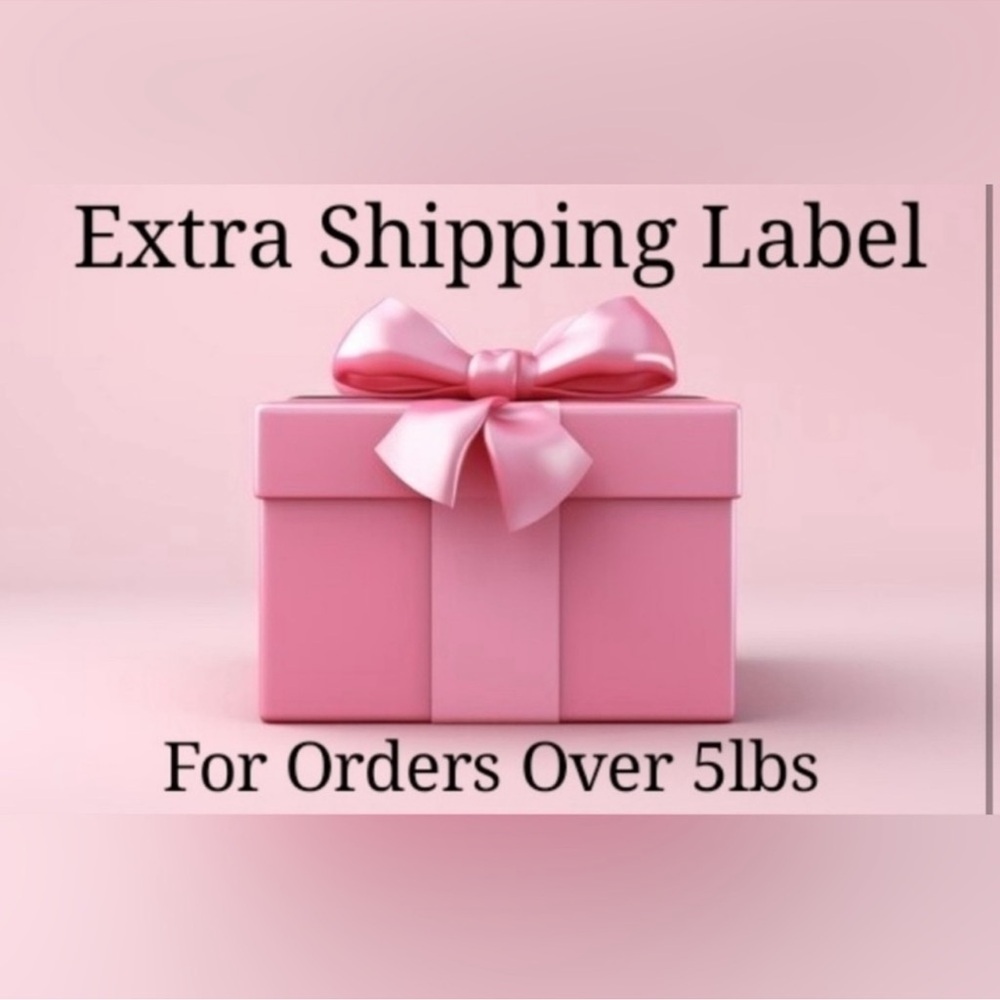 Extra shipping labels for orders over 5 pounds